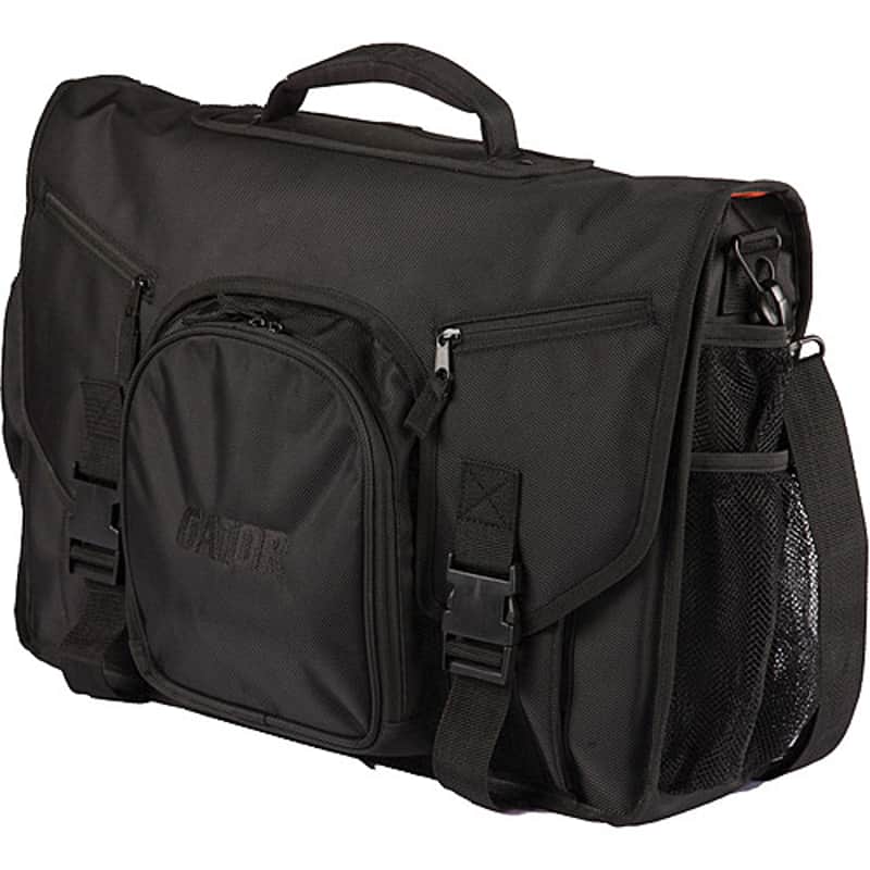 Gator Cases G-Club Series Messenger Style Bag to hold Laptop based DJ midi Controllers up to 19", laptop, & headphones G-CLUB CONTROL image 1