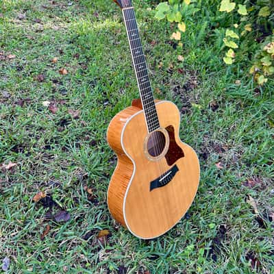 1996 Taylor 655, Blonde Jumbo 12 String, OHSC image 2