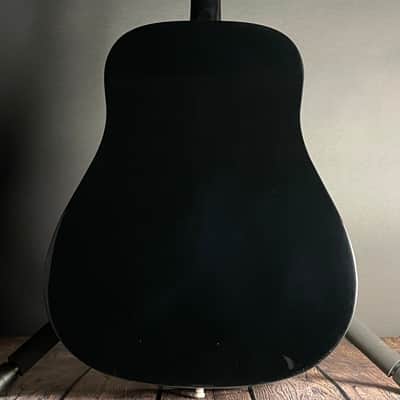 Fender CD-60 Dreadnought Acoustic w/Case, Walnut Fingerboard- Black image 2