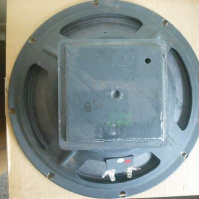 Eminence 10" ALNICO SQUARE MAGNET SPEAKER FULL RANGE 1981 Black image 1