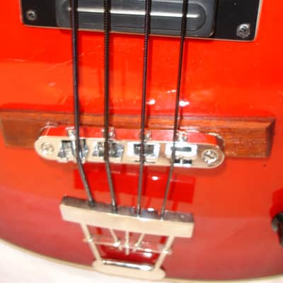 Vintage 70's Epiphone EA-260 4-String Bass Guitar, Cherryburst w/ Case image 9