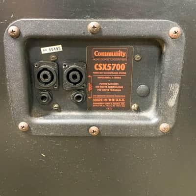 Community CSX5700 3-Way 300/750 Watt 4 Ohm Speaker CSX-57 S2 image 5