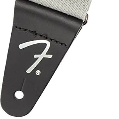 Genuine Fender Supersoft 2" Wide Guitar Strap - Grey - 099-0642-043 image 4