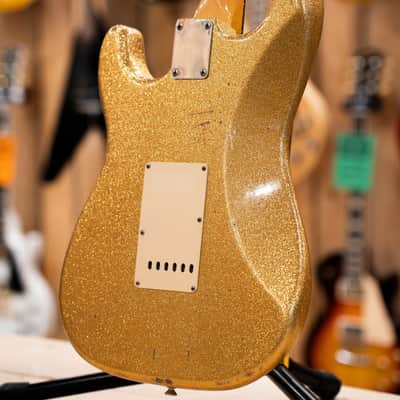 Fender Greg Fessler 1964 Gold Sparkle Relic Stratocaster LTD Custom Shop Limited Edition image 16