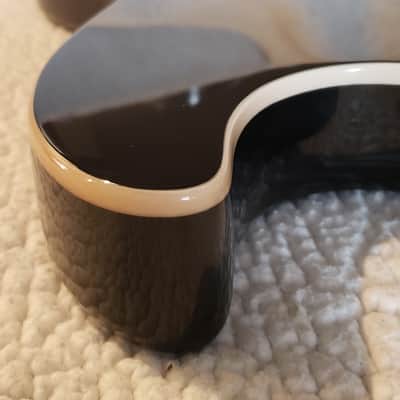 ( The last ) Mirror black ,Roasted Alder body. Made to fit a Jazz Bass neck. Only 5.1 lbs image 6