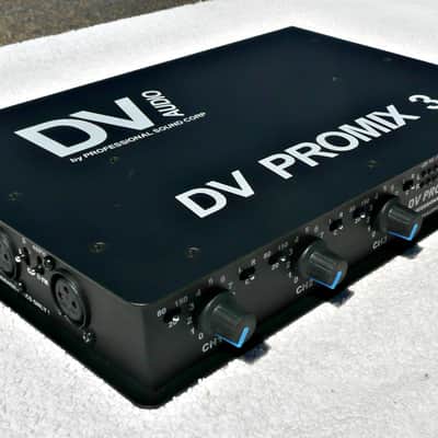 DV Audio DV Promix 3 Portable Field Audio Mixer​ with Carry Case - PV Music Electronics Shop Inspected and Tested - Excellent Working Condition - Excellent Cosmetic Condition - Free Shipping image 4