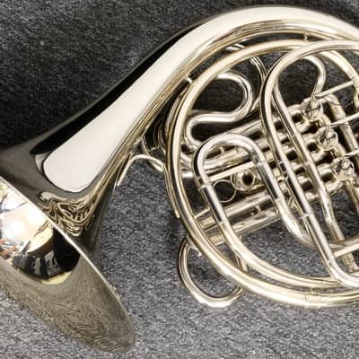 C.G. Conn 8D Professional Model Double French Horn, Solid Nickel Silver image 2