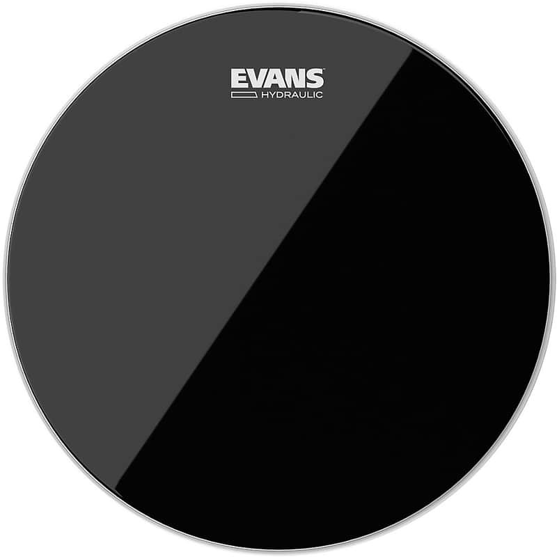 Evans Hydraulic Black Tom Batter Drum Head  20 IN image 1