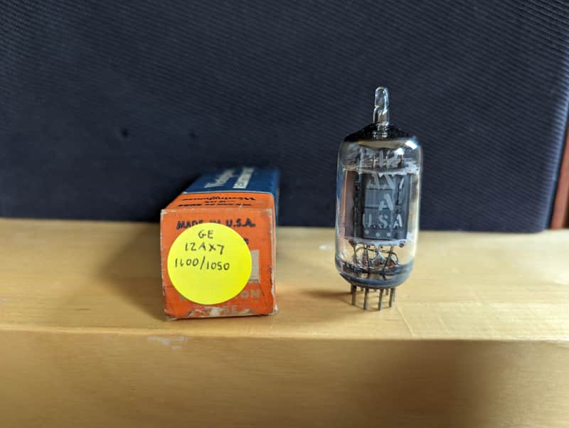 GE General Electric 12AX7 1960s image 1