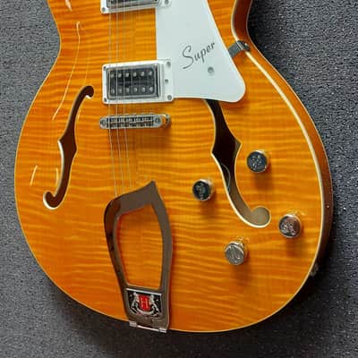 Hagstrom Super Viking Semi-Hollow Dandy Dandilion image 6