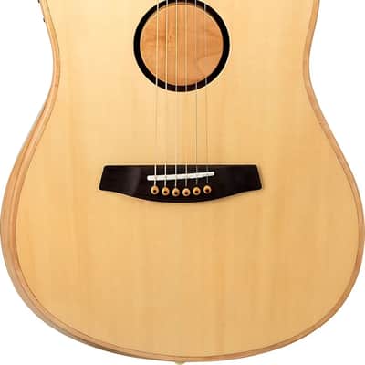 LR Baggs AEG-1 Thinline Acoustic-Electric Guitar, Solid Spruce Top, Natural image 2