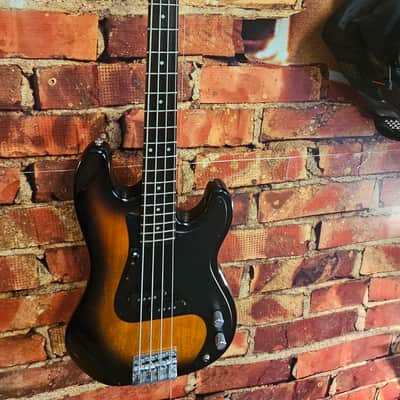 Silvertone P-Style Electric Bass - Sunburst image 2