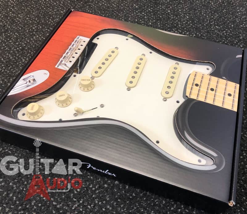 Genuine FENDER Pre-Wired Original '57/'62 Loaded 11-Hole Parchment Pickguard image 1