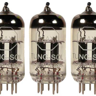 New 3x Tung-Sol 12AX7 / ECC83 | Trio / Set / Three Tubes | Reissue | Free Ship