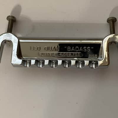 Leo Quan Badass Wraparound Guitar Bridge Wrap Around - Chrome image 5