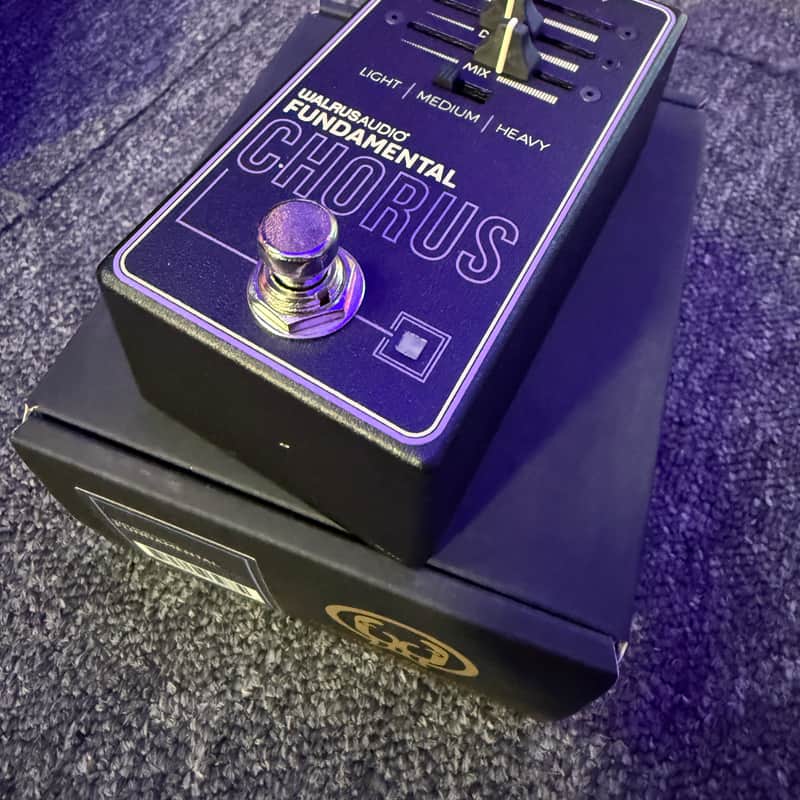 2023 – Present Walrus Audio Fundamental Chorus Black / Purple
