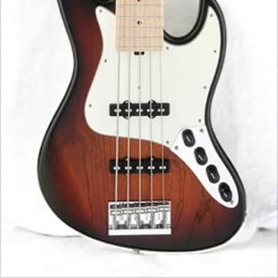 Sadowsky MetroLine 21-Fret Vintage J/J Bass, Swamp Ash Body, Maple Fingerboard, 5-String - Almond Sunburst Transparent Satin image 2