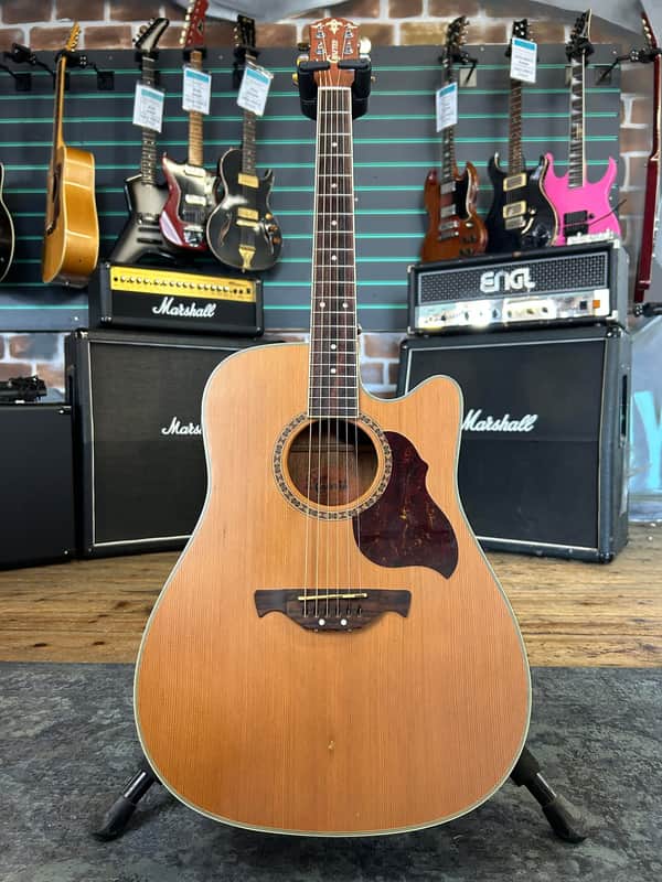 Crafter DE7 Satin Natural 2001 Electro-Acoustic Guitar image 1