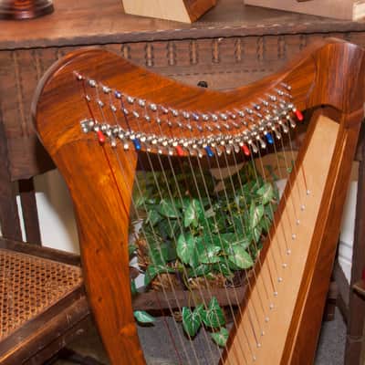 Roosebeck 22-String 5-Panel Heather Harp w/Chelby Levers image 4