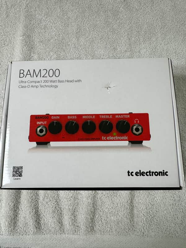 TC Electronic BAM200 200-Watt Class-D Bass Amp Head | Reverb