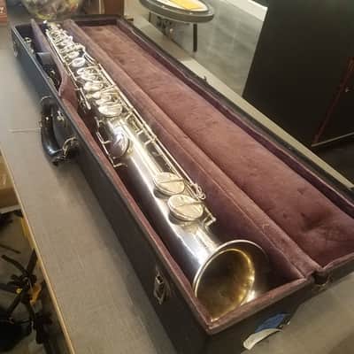 Rare Buescher True Tone "Stritch" Straight Alto Saxophone 1926 Silver Plated image 25