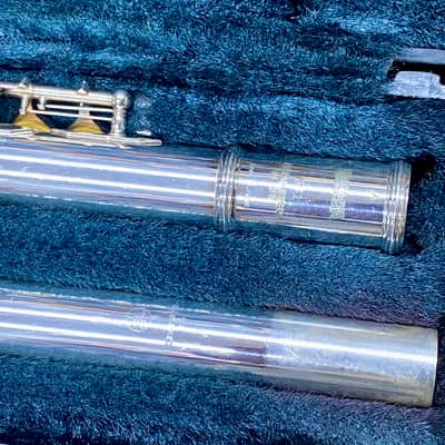 Yamaha YFL-382 Intermediate Flute Inline G B-Foot - Solid Silver Headjoint image 4