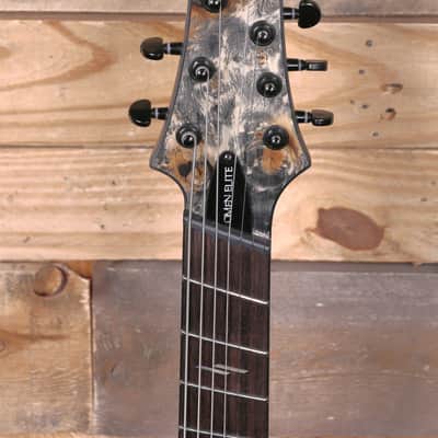 Schecter Omen Elite-7 7-String Multiscale Electric Guitar Charcoal image 6