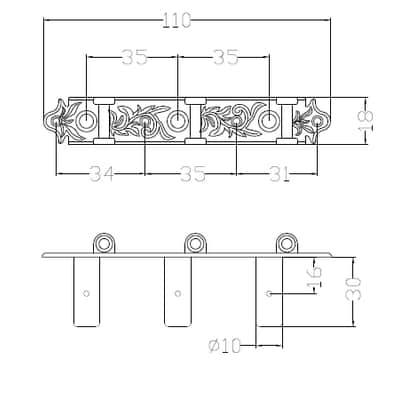 Der Jung Machine Heads for Classical Guitar DJ105AB-A2B (S4) image 3