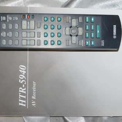 Yamaha HTR-5940 Home theater receiver with manual and remote image 6