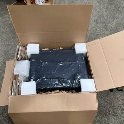 VBoutique USA V-Cab 1x12 (empty) 2024 - Rough Black Tolex/White Grill Cloth image 7