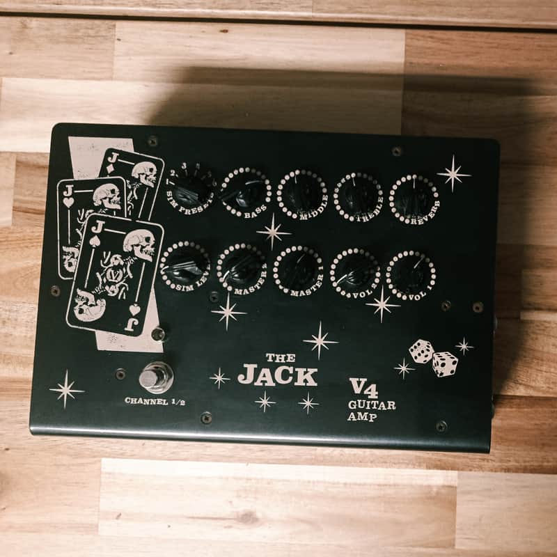 Victory Amps V4 The Jack 2-Channel 180-Watt Hybrid Guitar Amp Pedal 2022 - Present - Black imagen 1