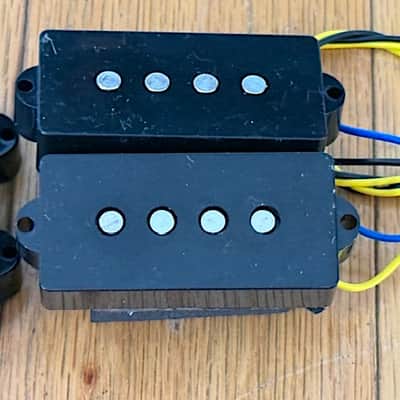 Wilkinson P-Bass Alnico Pickup w/ Harness & Squier P-Bass Pickup, Both In Excellent Condition image 8