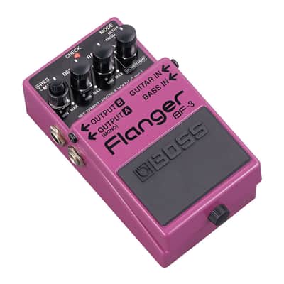 BOSS BF-3 Flanger Ultra and Gate/Pan Modes Guitar Effects Pedal with Guitar and Bass Inputs and Stereo Outputs for Guitarists and Bassists image 2