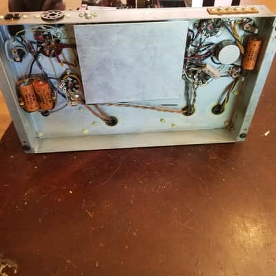 Heathkit W4-AM Tube Mono 5881 Power Amplifier Williamson 1955 - Hammered Grey Steel Paint image 11