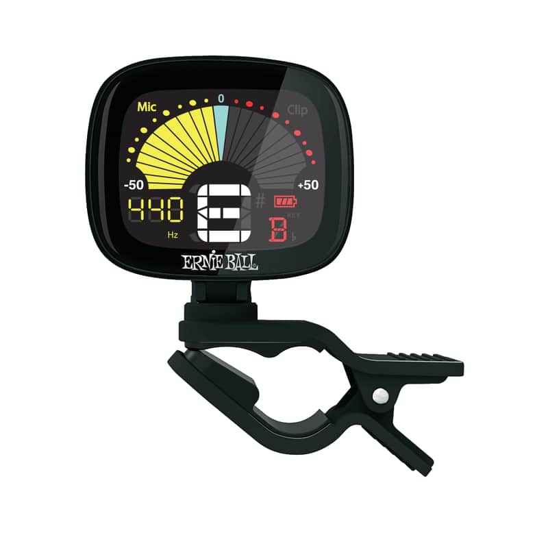 Ernie Ball P04112 FlexTune Clip-On Tuner w/ LCD Display image 1