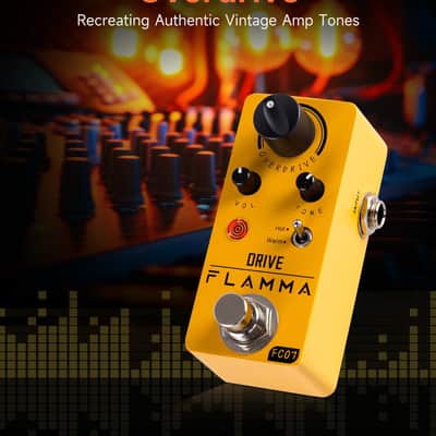 Overdrive Guitar Pedal – Vintage Analog Effect, Warm/Hot Modes, True Bypass image 5