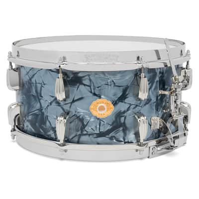 Slingerland Radio King 7x14" Single Ply Snare Drum SLFP0714SMK069 - Black Diamond Pearl image 1