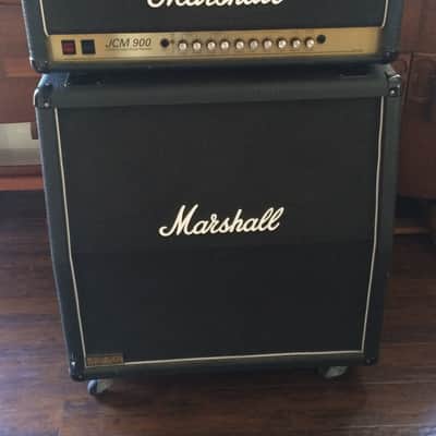 Marshall JCM 900 Model 4100 100-Watt Hi Gain Dual Reverb 4x12 Half Stack