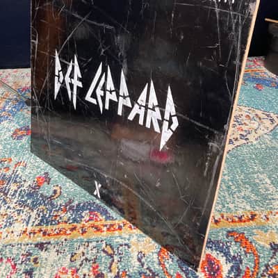 Def Leppard Logo, Tour Used Case Panel Wall Hanging "G8B" (#10) image 6