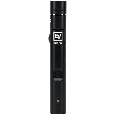 Electro-Voice ND66 Condenser Cardioid Instrument Microphone Bundle with Tripod Mic Stand & XLR Cable image 2