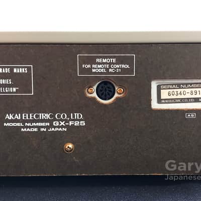 Akai GX F-25 2-Head Cassette Deck GX F 25 Japan 1981 image 7
