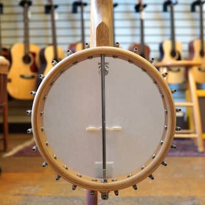Deering Vega White Oak 12-inch Open-back Banjo w/Hard Case image 3