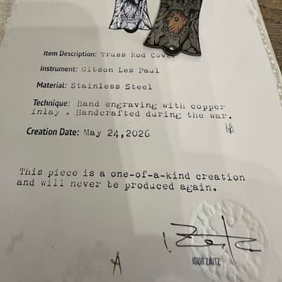Gibson Truss Rod Cover Les Paul image 5