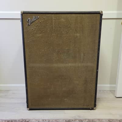 Fender Bandmaster Cabinet 2x12 Original Utah speakers  1967 - Black image 1