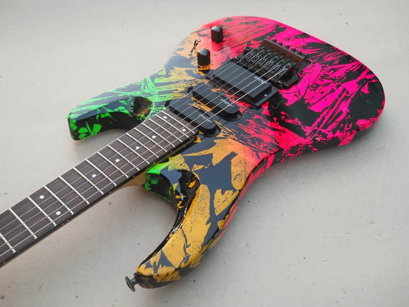 Aria Pro II MA-30 Magna Series Rare Multi Graphic '90s | Reverb