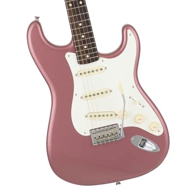 Fender Japan CHAR Stratocaster Electric Guitar, RW FB, Burgundy Mist Metallic image 3
