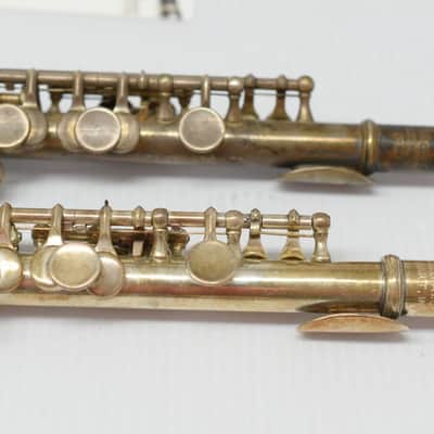 Vintage Selmer Solid Silver Handmade Piccolo Set *TWINS* C & Db for Repads image 22