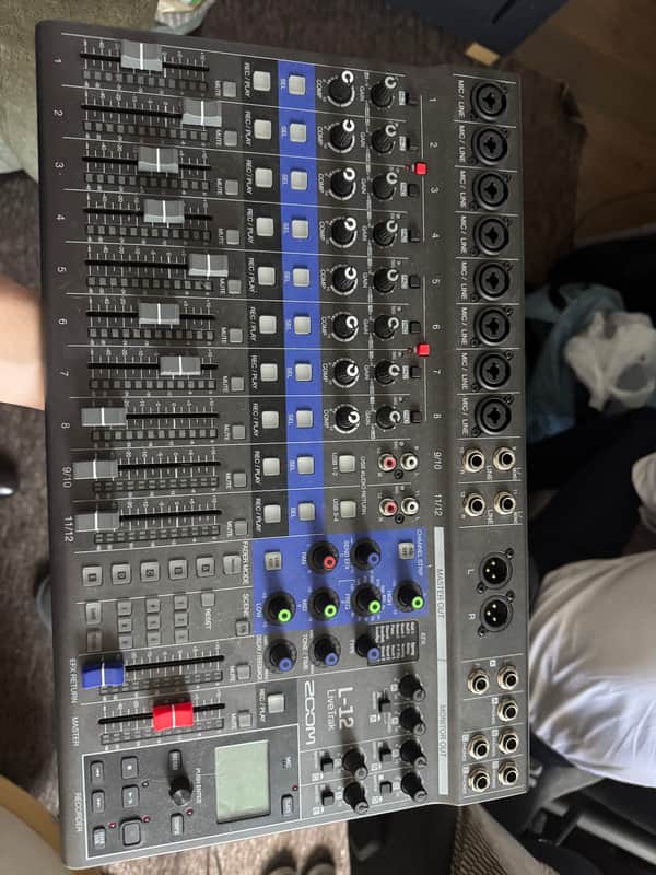 Zoom LiveTrak L-12 Digital Mixer / Recorder 2010s - Grey / Blue image 1
