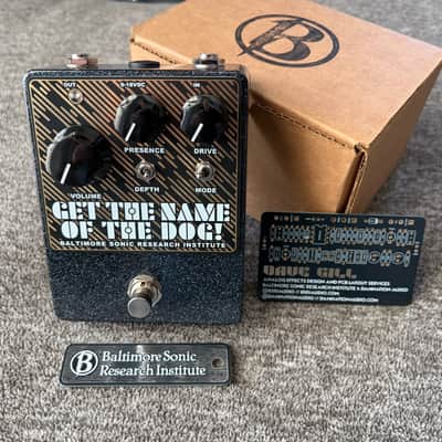 BSRI Baltimore Sonic Research Institute GET THE NAME OF THE DOG! Jfet overdrive - Black sparkle image 1