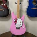 Squier Stratocaster Pink Hello Kitty Electric Guitar Rare Collectable w/ Hard Case